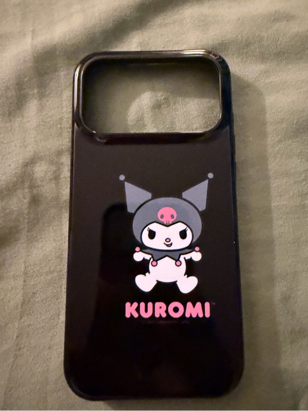 Kuromi Black Graphic Phone Case - Cute Sanrio Design Iphone 17 pro max